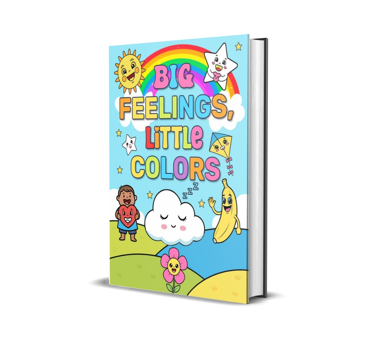 Big Feelings Little Colors kids self-expression coloring book cover