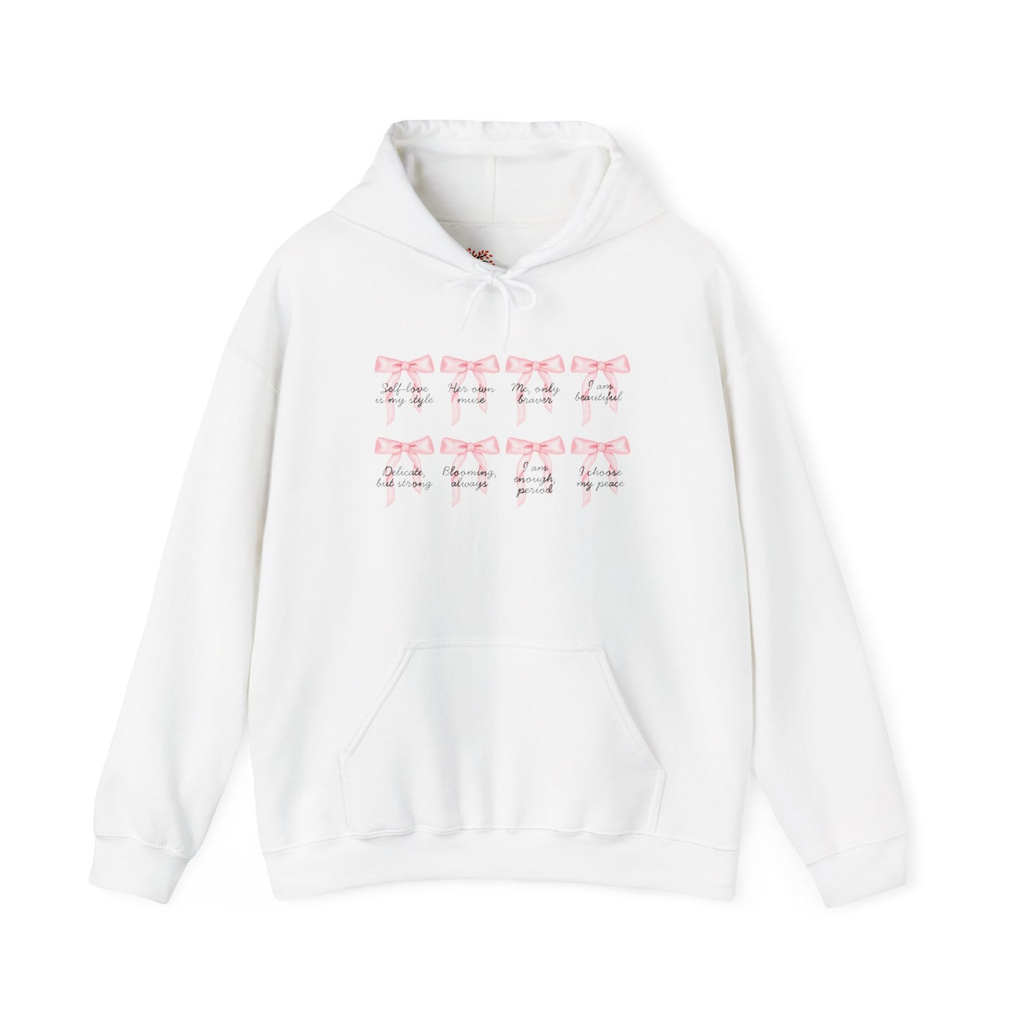 Bow Empowered Quotes Hoodie