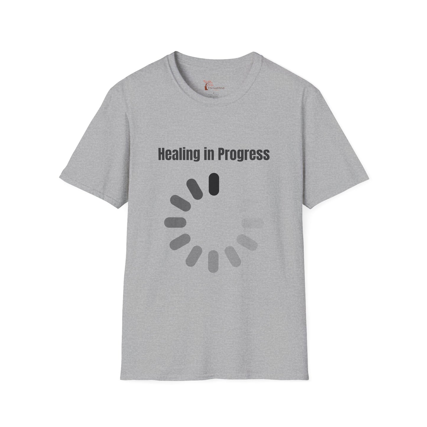 Healing In Progress T-Shirt — Mental Health Awareness Loading Graphic Tee