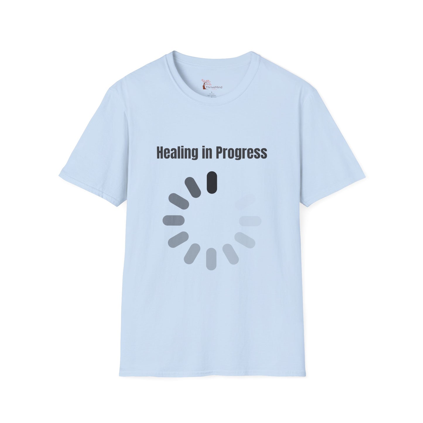 Healing In Progress T-Shirt — Mental Health Awareness Loading Graphic Tee