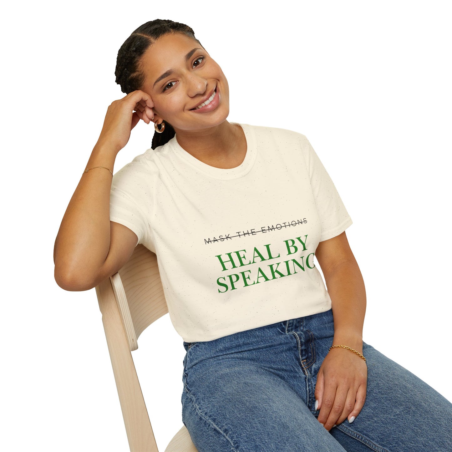 Heal by Speaking T-Shirt — Mental Health Awareness Tee