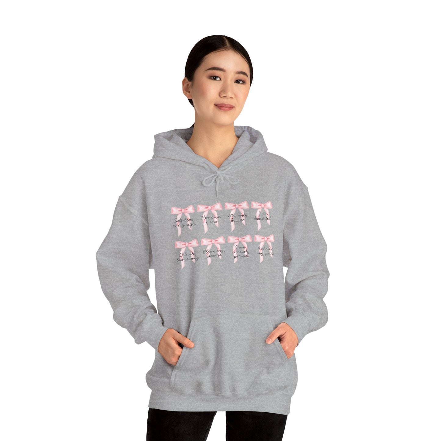 Bow Empowered Quotes Hoodie