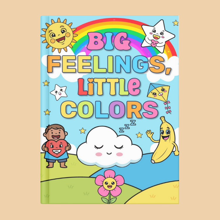 Big Feelings Little Colors kids' emotions coloring book cover