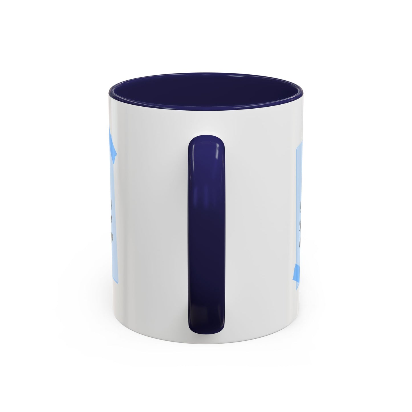 Reminder Notes Blue Coffee Mug (11 oz, 15 oz)