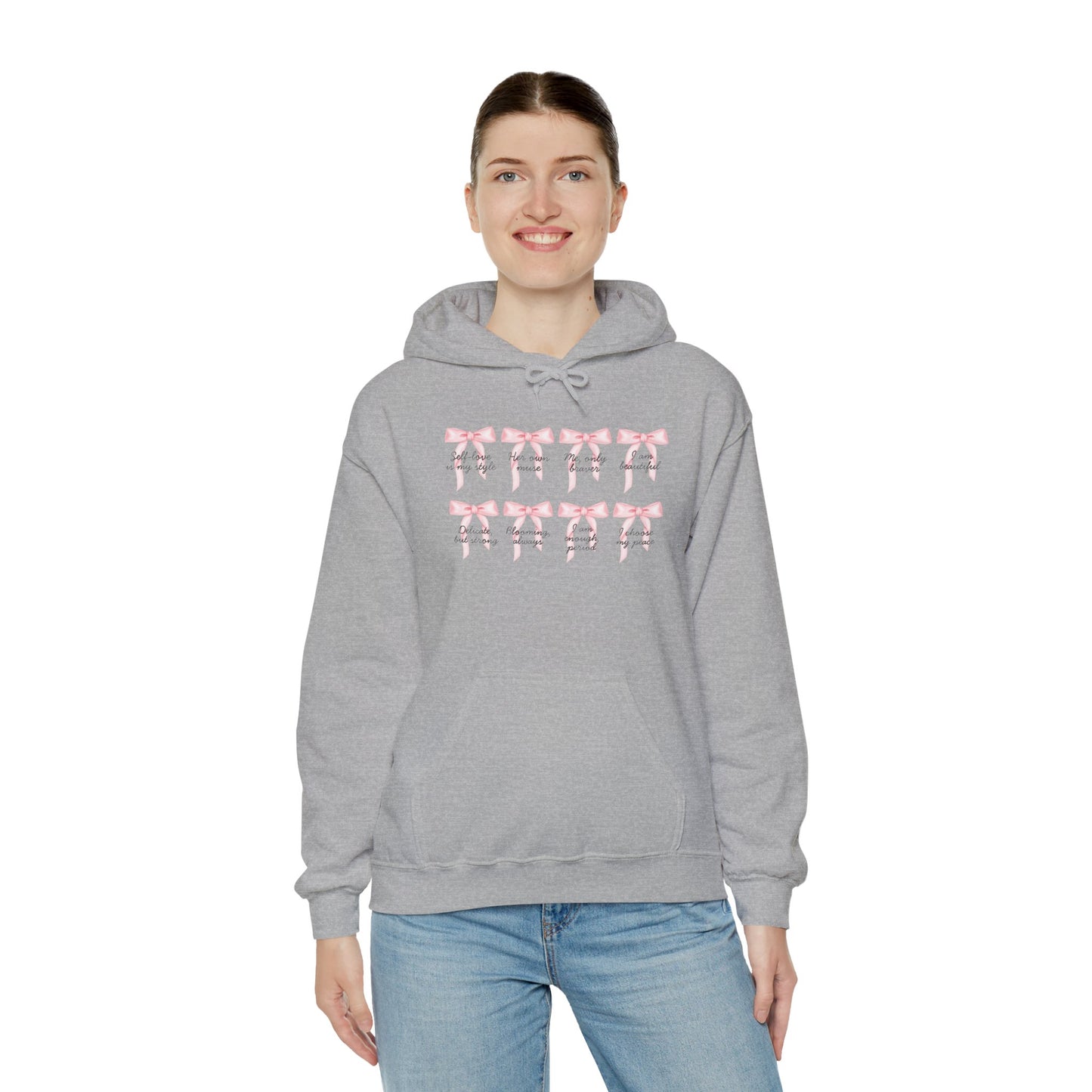 Bow Empowered Quotes Hoodie