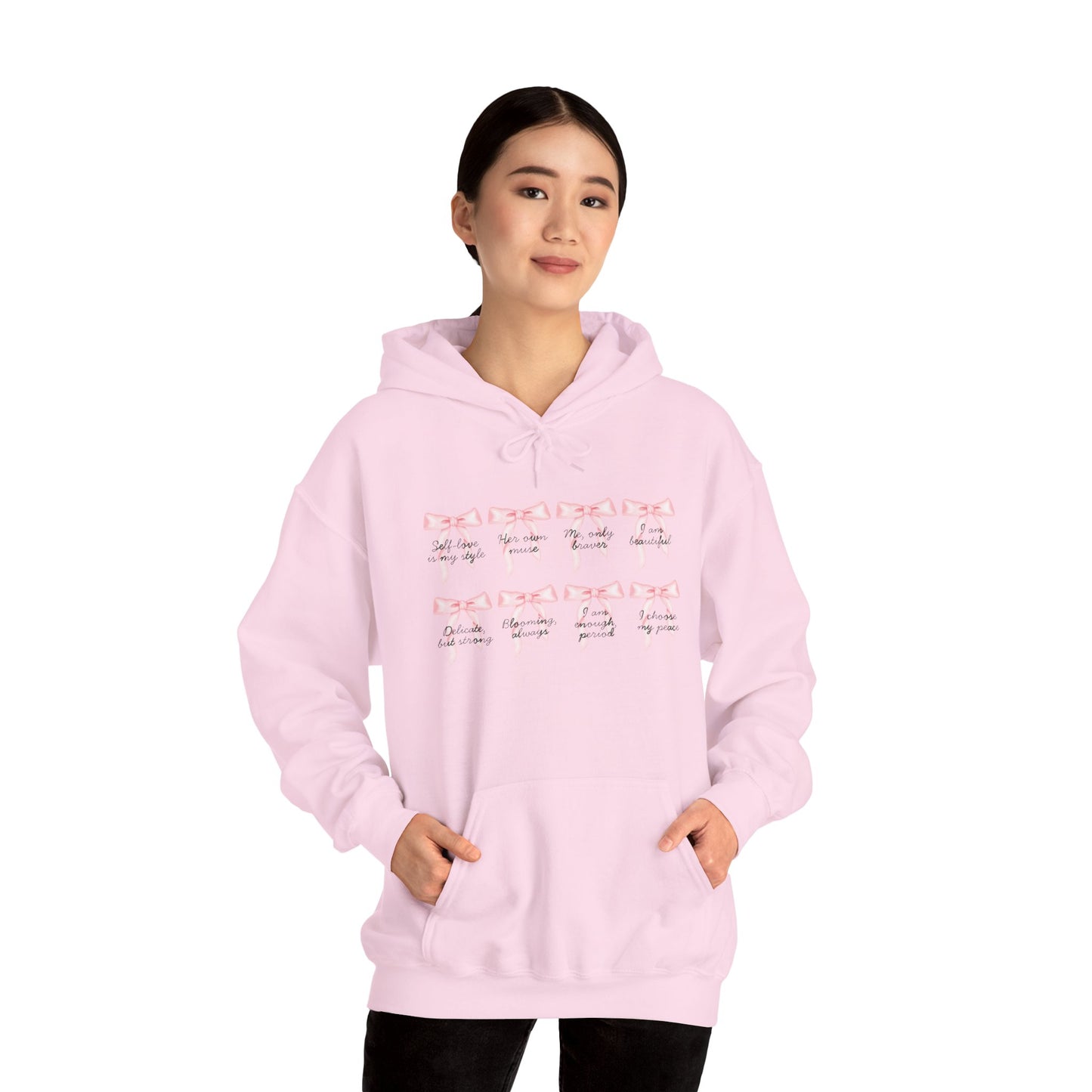 Bow Empowered Quotes Hoodie