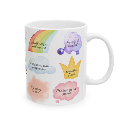 Cup of Positivity Ceramic Mug (11oz) – Daily Positivity Quotes