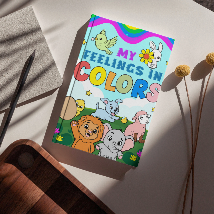 My Feelings in Color children’s self-expression and mindfulness coloring book cover