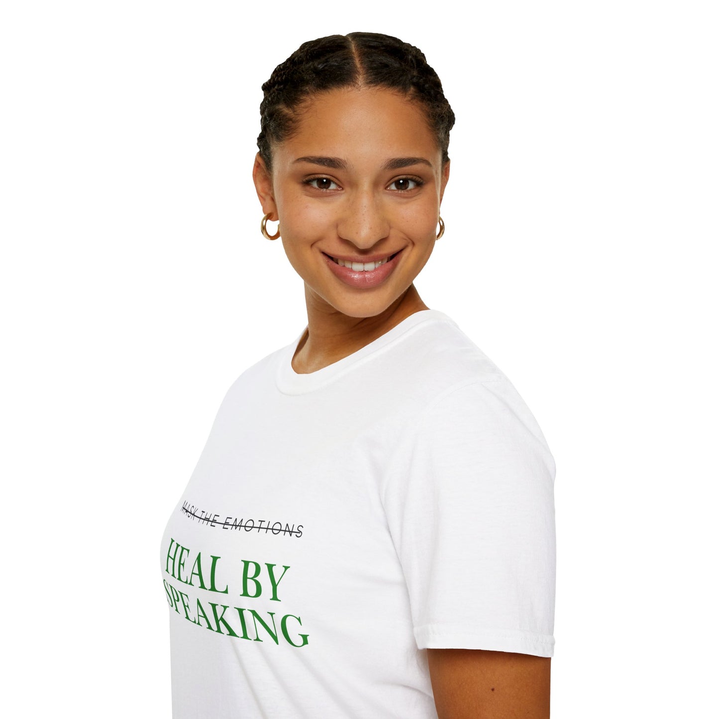 Heal by Speaking T-Shirt — Mental Health Awareness Tee