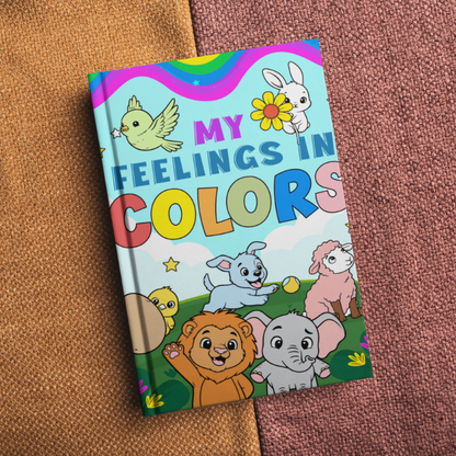 My Feelings in Color fun creative activity coloring book for kids cover