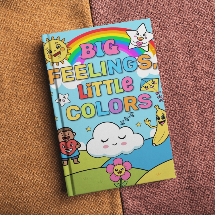 Big Feelings Little Colors emotions and feelings coloring book cover