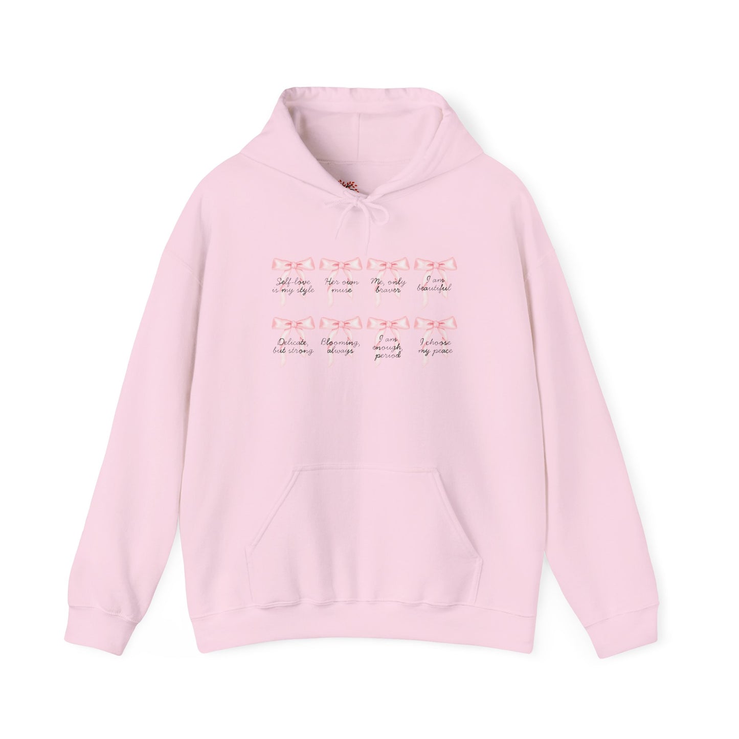 Bow Empowered Quotes Hoodie